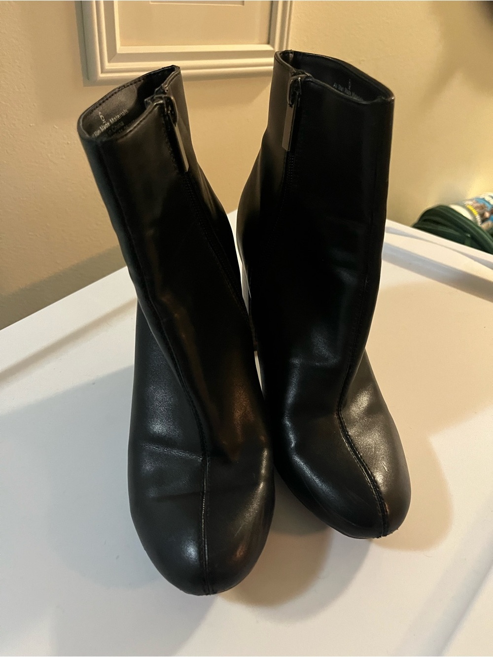 Women's Black Ankle Boots - Sleek Side-Zip Design